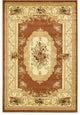 Unique Loom Brick Red Leon Versailles 4' 0 x 6' 0 Area Rug