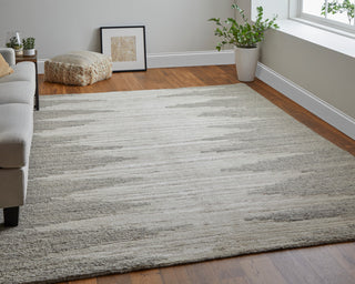 Conor Modern Gradient & Ombre, Ivory/Tan, 3'6"x5'6" Accent Rug