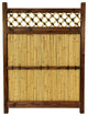 4'x3' Japanese Bamboo Zen Garden Fence