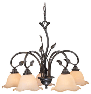 Vine 5-Light Chandelier Oil Shale