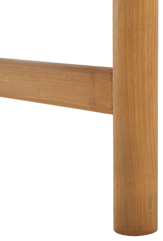 Safavieh Couture Devnie Woven Leather Bench, Tan/Natural