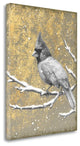 "Winter Birds Cardinal Neutral" By Beth Grove, Giclee on Gallery Wrap Canvas