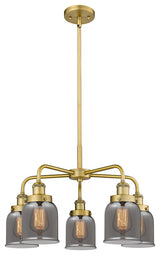 Innovations Cone 5 23" Chandelier Brushed Brass