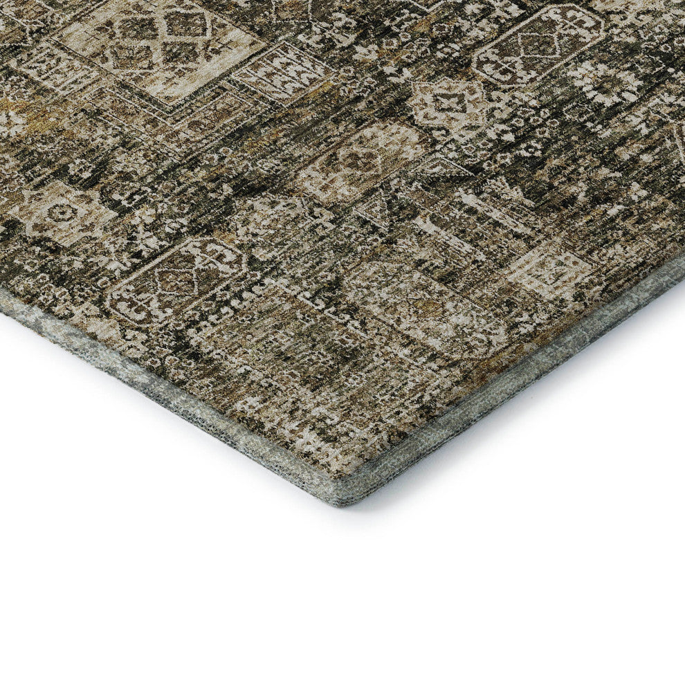 Premium Machine Washable Mayfield AMF637 Coffee 5' x 7'6" Rug
