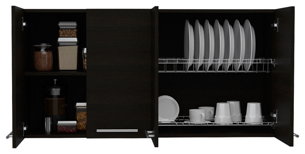 Oceana 120 Kitchen Cabinet, Black Wengue