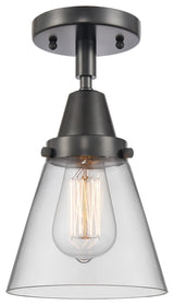 INNOVATIONS LIGHTING 447-1C-BK-G62-LED Small Cone Flush Mount