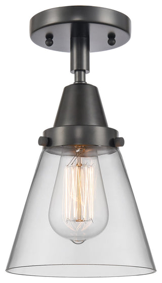 INNOVATIONS LIGHTING 447-1C-BK-G62-LED Small Cone Flush Mount