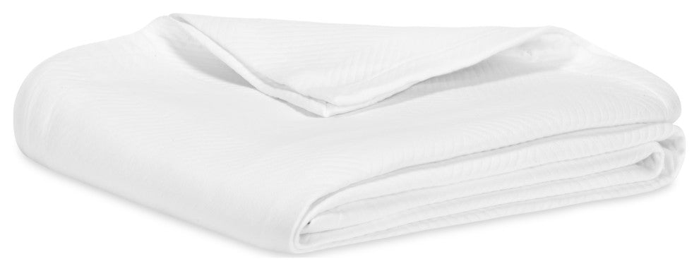 Coast Lattice Coverlet, White, King
