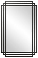 Uttermost Amherst Black Iron Mirror