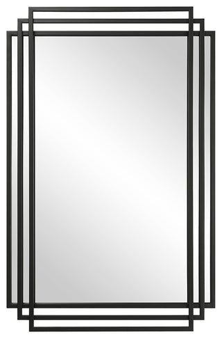 Uttermost Amherst Black Iron Mirror