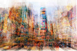 "New York Times SQ" Painting Print on Canvas
