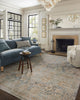 Jean Stoffer x Loloi Katherine Ocean / Coral 5'-3" x 7'-9" Area Rug