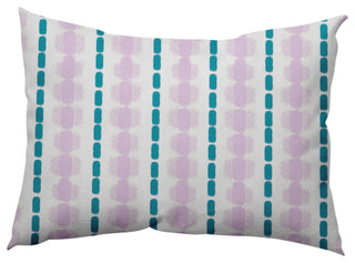 Watercolor Stripe Decorative Throw Pillow, Purple-Blue, 14"x20"