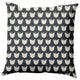 Simple Tulip Design Decorative Throw Pillow, Pepper, 20"x20"