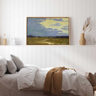 "Lemonade Skies" - A Serene Twilight Canvas Art Print