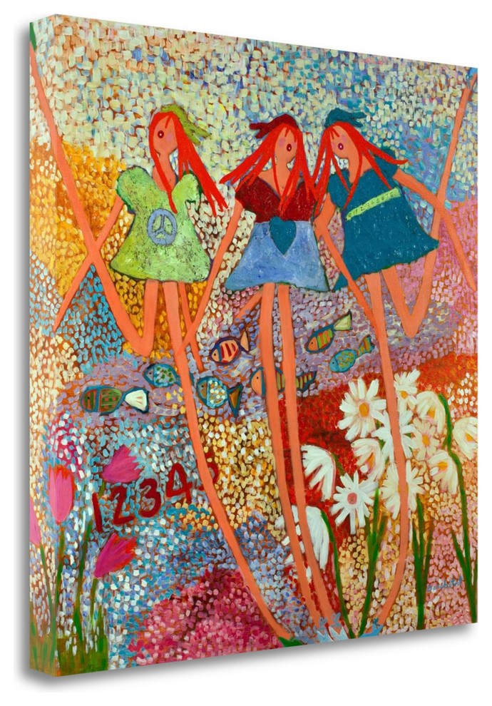 "Love Is All There Is" By Caroline Benchetrit, Giclee on Gallery Wrap Canvas