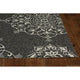 KAS Harbor 4207 Charcoal Courtyard Area Rug, 3'x5'