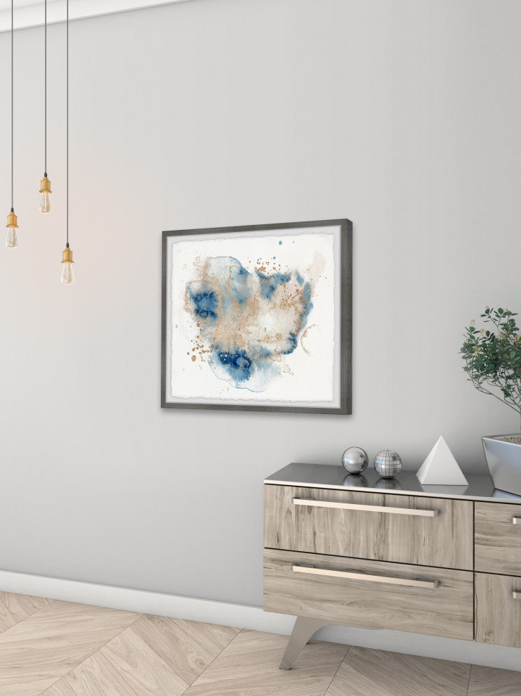 "Grounded Vessel" Framed Painting Print, 32x32