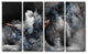 Ready2HangArt 'Glitzy Mist XXXVI' by Tristan Scott, 24"x48", 4 Piece Set