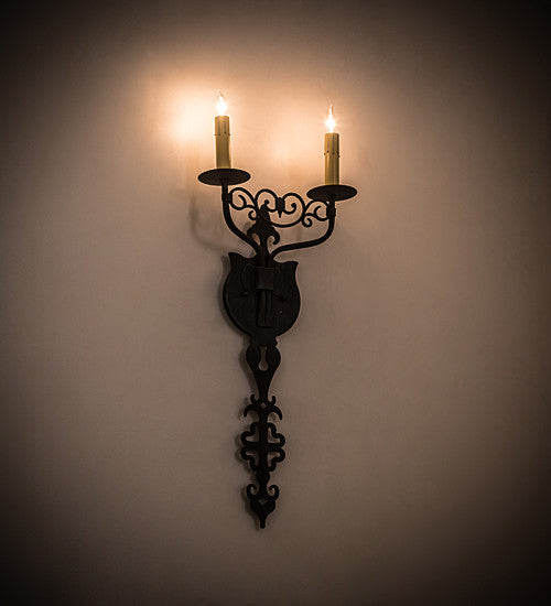 11 Wide Merano 2 Light Wall Sconce