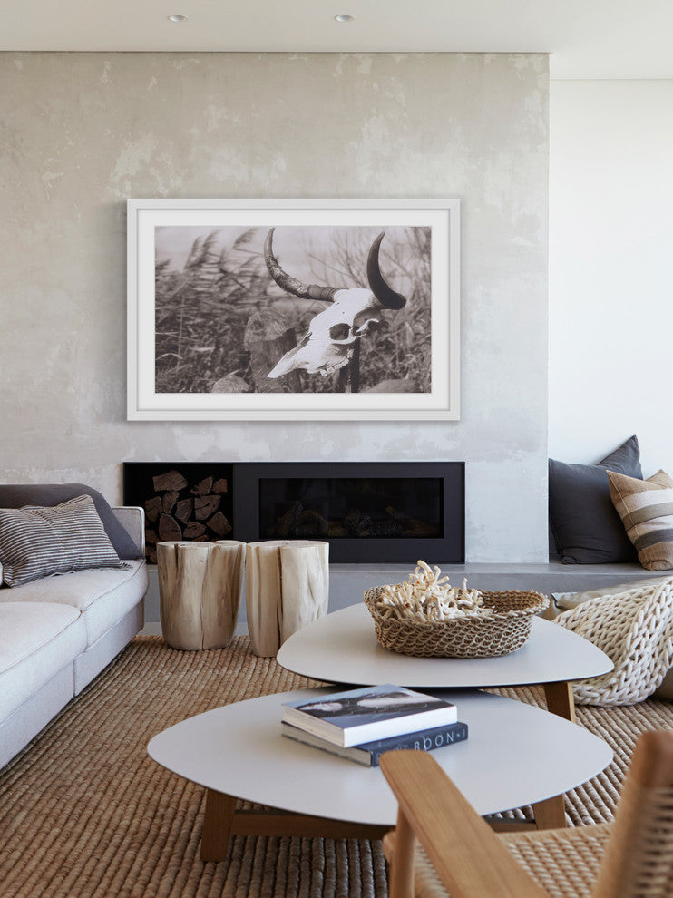 Marmont Hill, "Deserted Skull" Framed Painting Print, 45x30