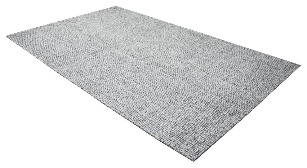 Rizzy Home Brindleton BR351A Gray Solid Area Rug, Rectangular 9'x12'