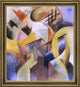 Franz Marc Small Composition I - 20" x 25" Framed Premium Canvas Print