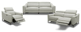 Divani Casa Eden Modern Grey Leather Armchair