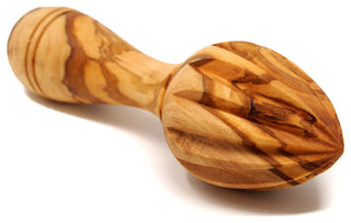 Handmade Olive Wood Lemon Reamer, Lemon and Lime Squeezer