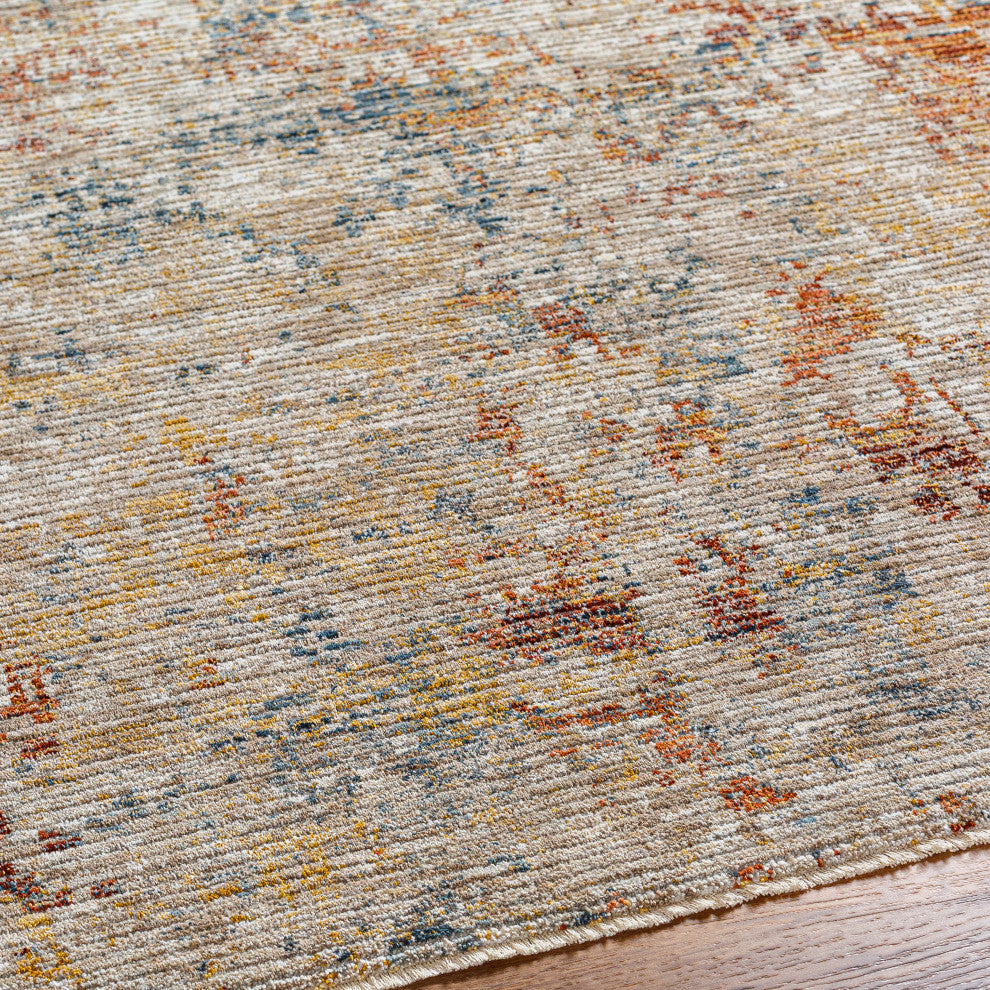 Naila IAL-2310 Red Multi Machine Woven 7'10" x 10'3" Rug