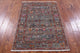 3' 4" X 4' 10" Hand Knotted Tribal Persian Gabbeh Rug - Q13843