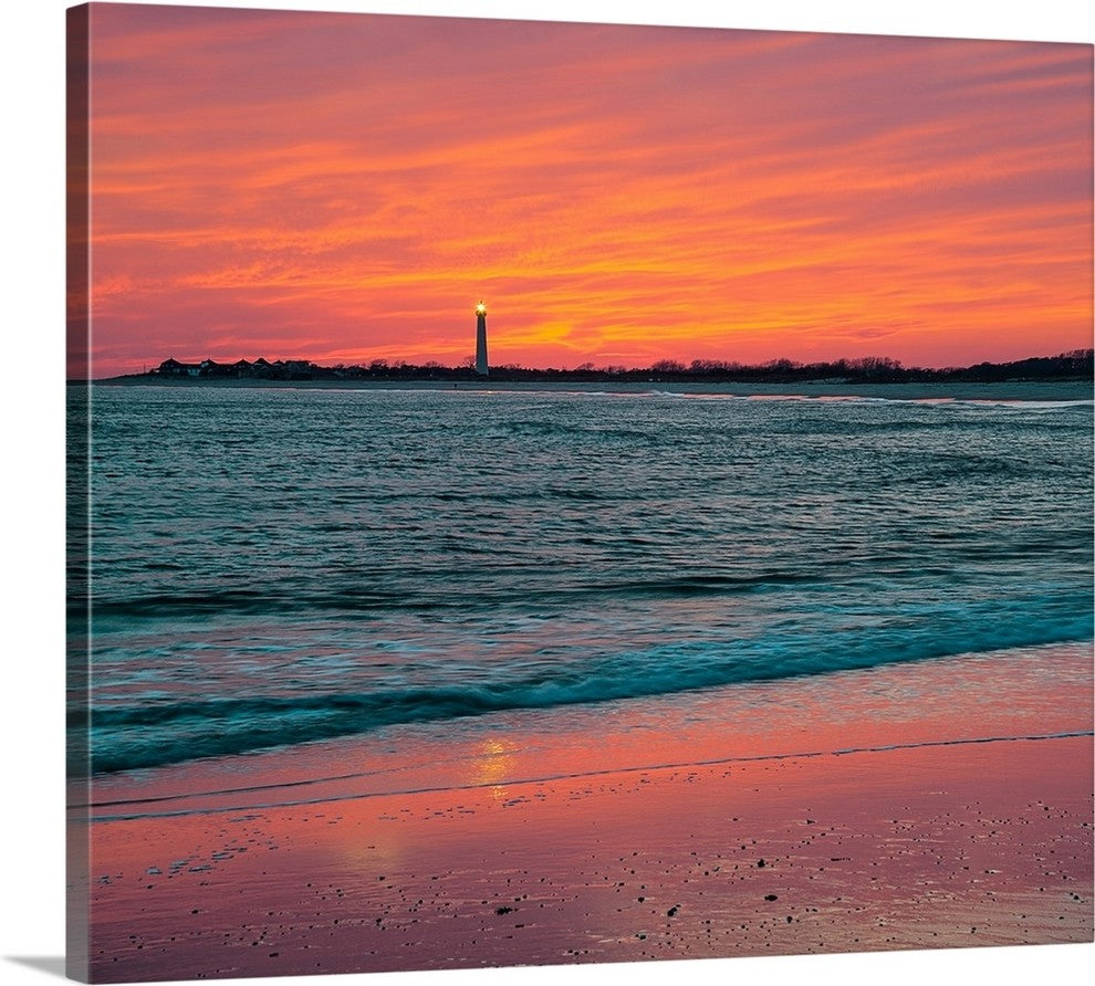 "Cape May Lighthouse" Wrapped Canvas Art Print, 16"x14"x1.5"