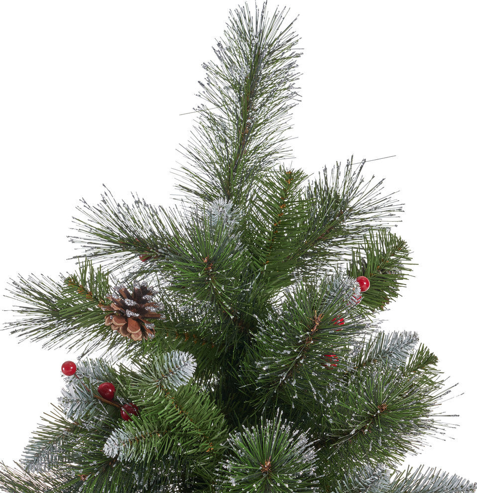 9' Mixed Spruce Artificial Christmas Tree, Unlit