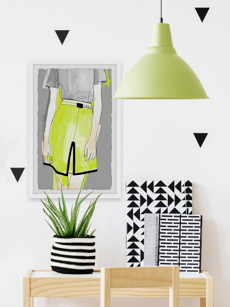 "Rule the Runway" Framed Painting Print, 30x45