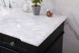 Weston Single Bathroom Vanity Set, Black, 60