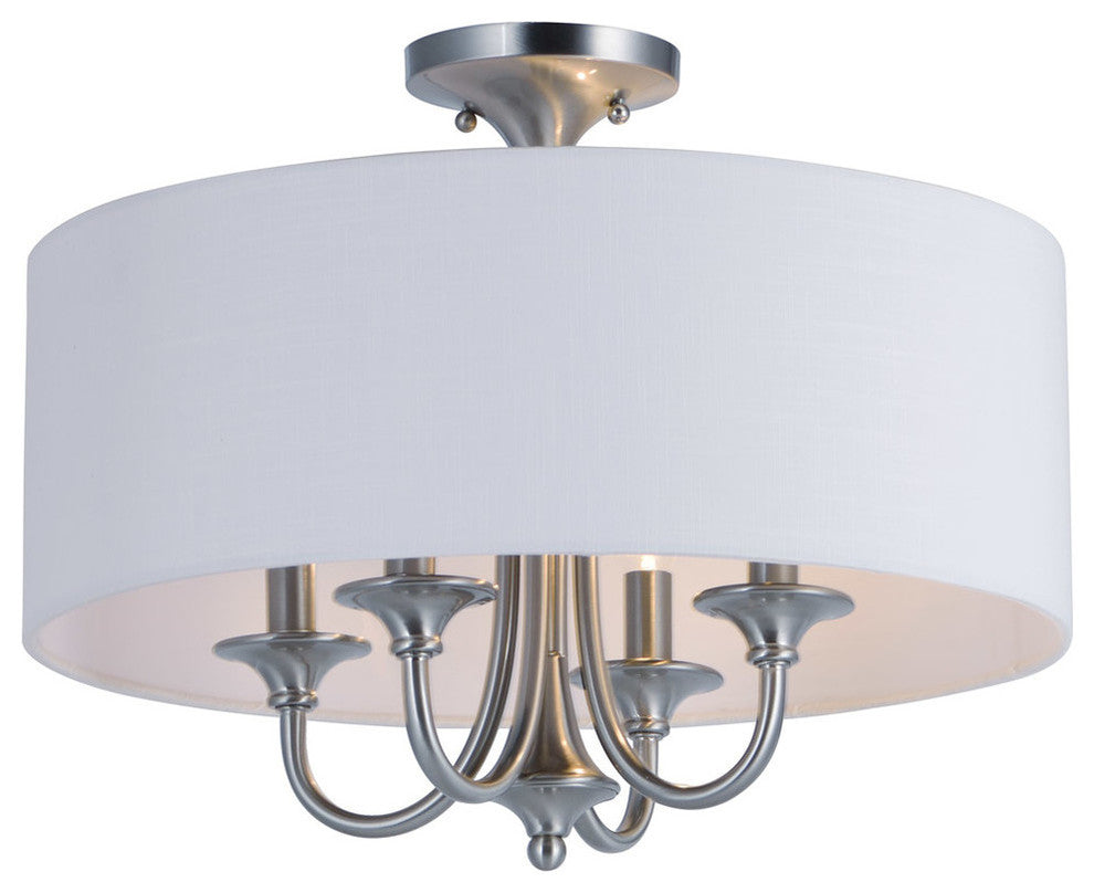 Maxim Bongo Four Light Semi-Flush Mount 10013WLSN