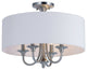 Maxim Bongo Four Light Semi-Flush Mount 10013WLSN