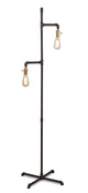 Rusty Textured Metal Telestar Floor Lamp