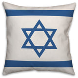 Star of David 16"x16" Throw Pillow