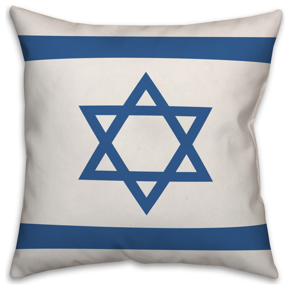 Star of David 16"x16" Throw Pillow