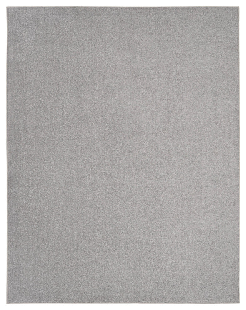 Nourison Essentials 7' x 10' Silver Grey Outdoor Area Rug