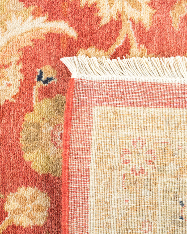 Mogul, One-of-a-Kind Hand-Knotted Area Rug Orange, 6'1"x9'3"