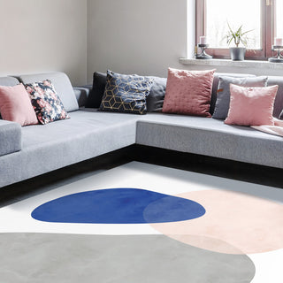 Stone I Abstract Art Area Rug, 7.5'x10.3'