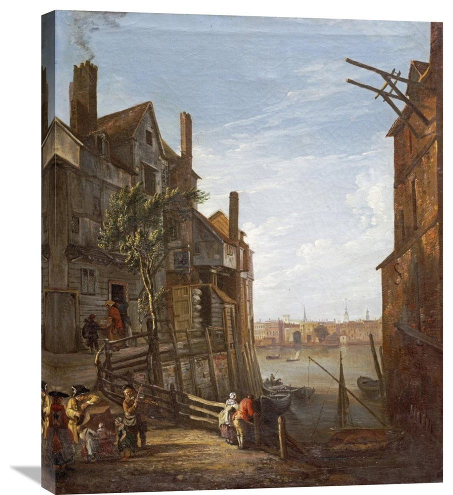 "A View of The Thames at Southwark Looking Towards The City" Artwork, 24" x 30"