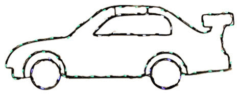 Green Race Car