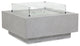 Bazaar Glass Surround Gravelstone Square Outdoor Fire Table