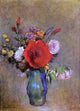 Odilon Redon Vase of Flowers, 18"x27" Wall Decal Print