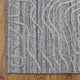 HAND WOVEN FLAT WEAVE KILIM POLYESTER AREA RUGS -Rectangle,Silver,Abstract, [Rectangle] 3'x5'