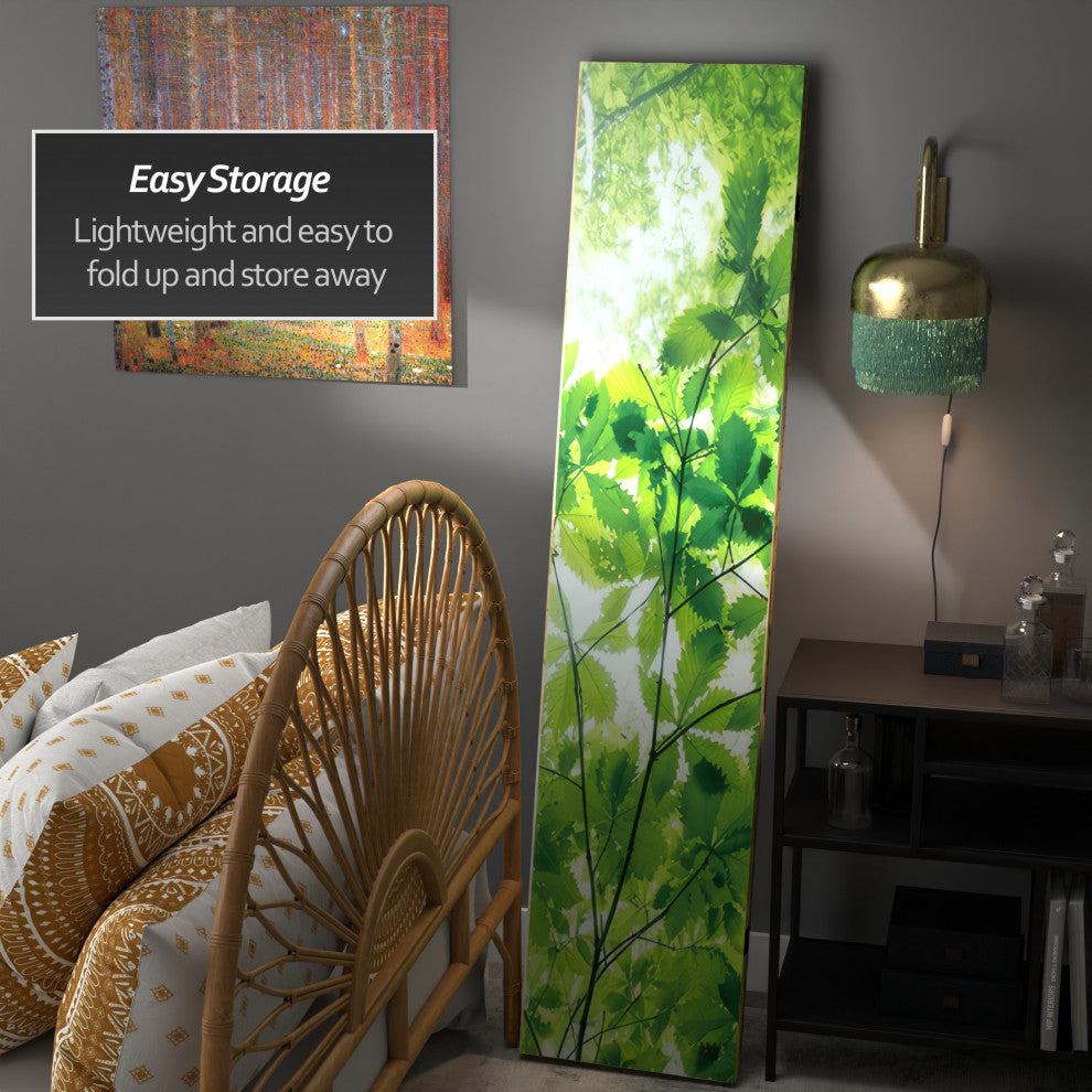 6' Tall Draped Buddha Double Sided Room Divider