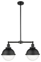 INNOVATIONS 209-BK-HFS-84-BK 2-Light Island Light Matte Black